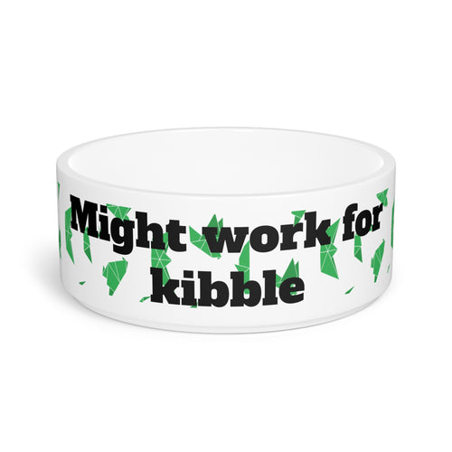 "Might work for kibble" pet bowl
