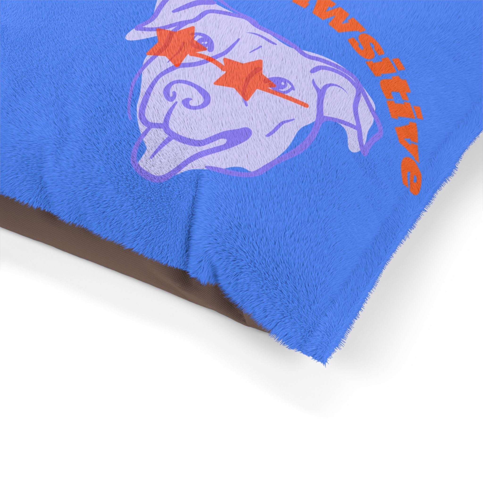Cool Stars Pet Bed, Cozy Dog Bed, Puppy Cushion, Stay Pawsitive Pet Comfort, Cute Animal Bed, Pet Lover Gift