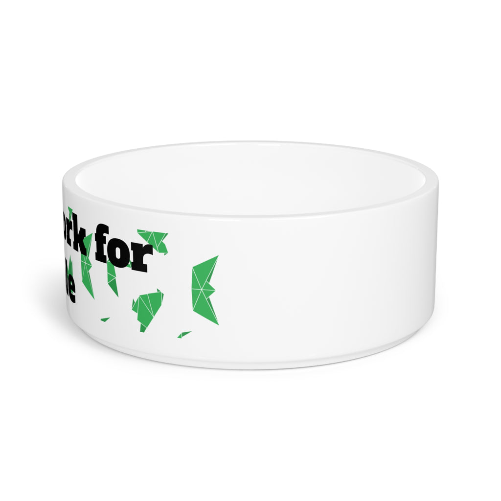 "Might work for kibble" pet bowl