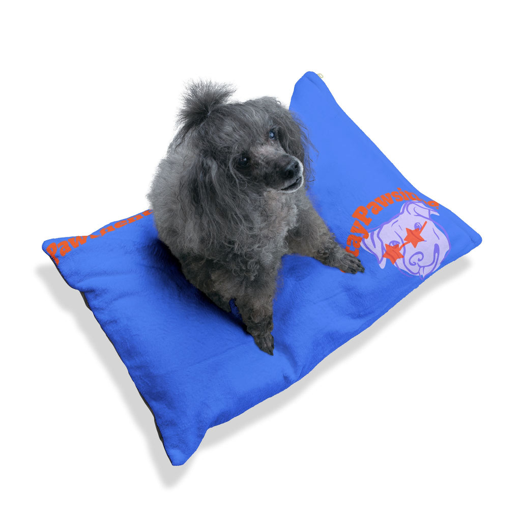 Cool Stars Pet Bed, Cozy Dog Bed, Puppy Cushion, Stay Pawsitive Pet Comfort, Cute Animal Bed, Pet Lover Gift