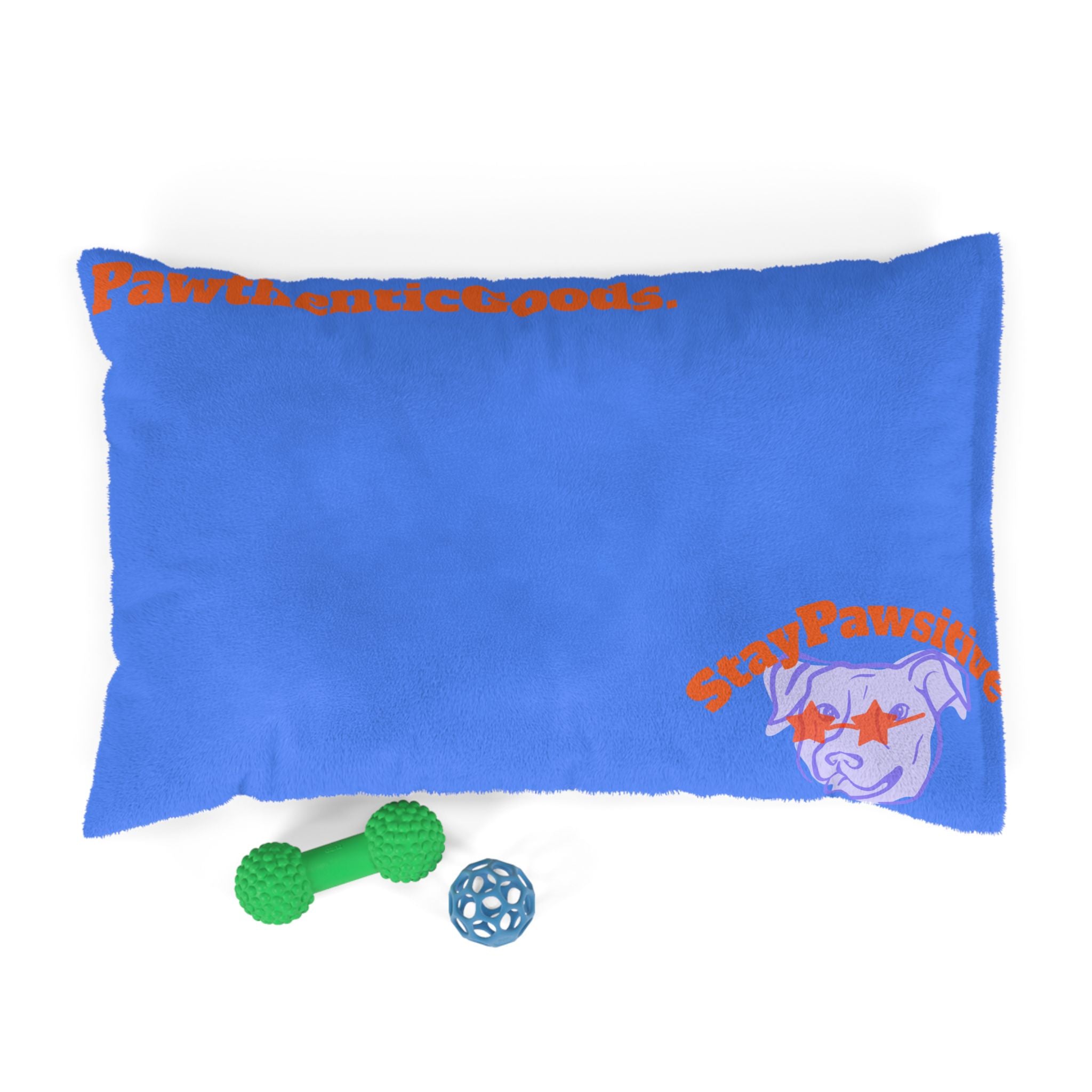 Cool Stars Pet Bed, Cozy Dog Bed, Puppy Cushion, Stay Pawsitive Pet Comfort, Cute Animal Bed, Pet Lover Gift