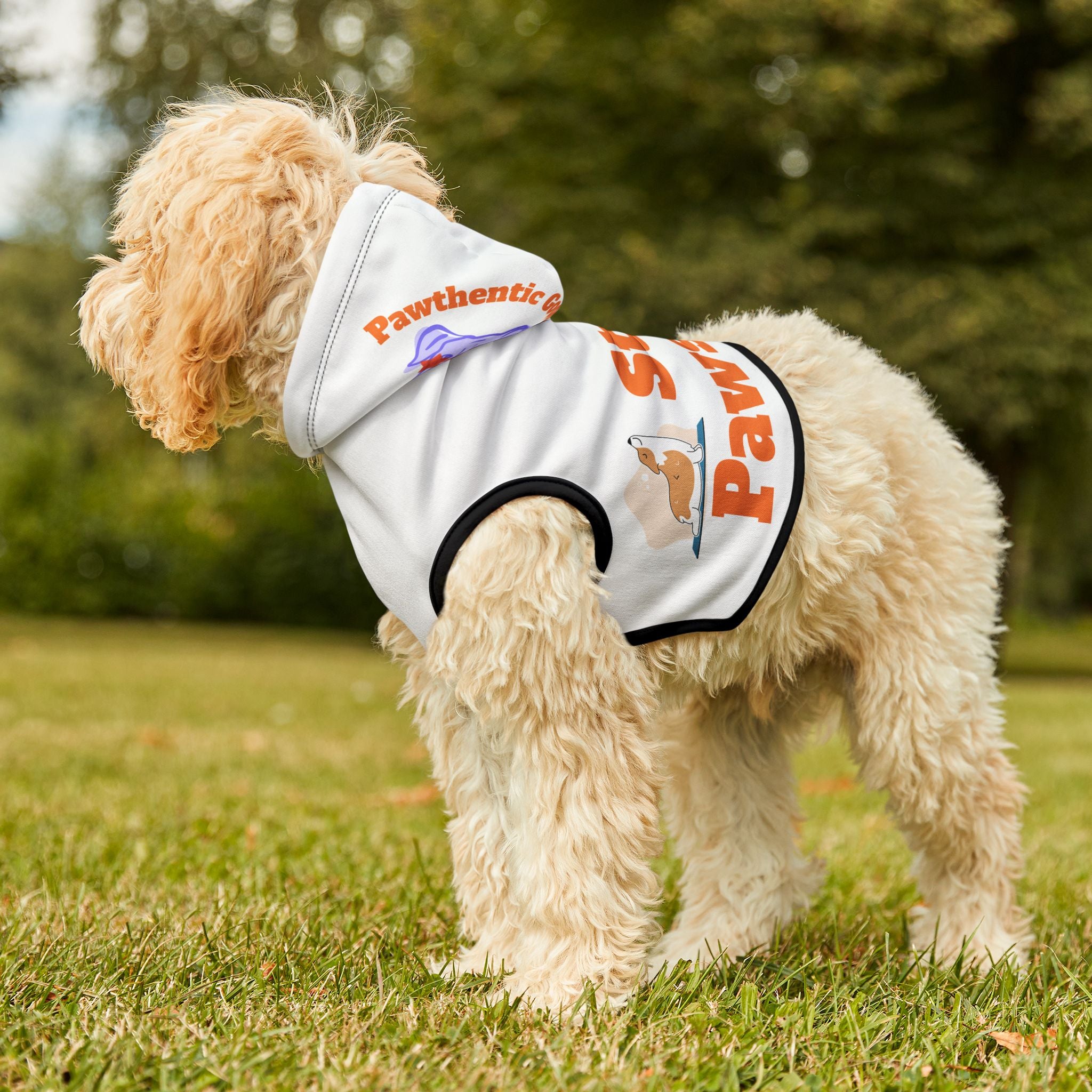 "Stay Pawsitive" Pawthentic Goods Dog Sweater